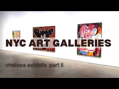 NYC: Contemporary Art Exhibits Walkthrough - Chelsea Part 2 | Paintings | Sculpture | Photography