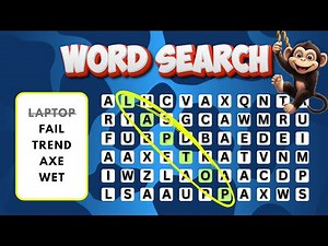 Word Search Game Challenge 🔍 | Fun Word Puzzle for Kids & Family 🧠✨