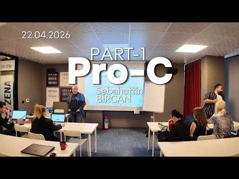 KW Zena | Pro-C Yazılım Eğitimi - Sebahattin BİRCAN (Part 1/4)