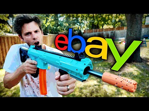 buying INSANE nerf guns online (AND SHOOTING STUFF)