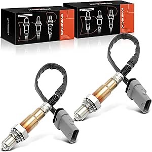 A-Premium O2 Oxygen Sensor Compatible with Chevrolet Equinox 2018-2021, Malibu 2016-2021, Cruze 2016-2019, Trax 2021-2021, Spark, Volt, Trailblazer & GMC Terrain & Buick Encore, Encore GX, 2-PC Set
