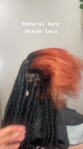 Natural Hair Ocean Locs Vacation Style