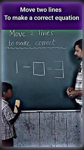 1-0 = 3 Move( 2 )Sticks & Make It Right 😏Barin Game 🧠😃 #mathninja #mathblaster #mathematicschallenge