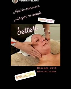 NEUROTRIS just got better using Jane Mann's Fascia release Massage technique. #microcurrentfacial #microcurrent #neurotris #janemann | Neurotris