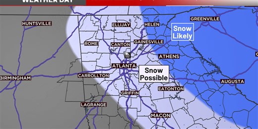 Weekend snow threat, bitter cold for north Georgia | Here’s what to expect