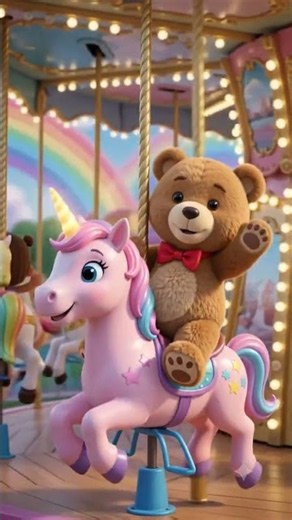 🎠🌈 Spin, sparkle, and sing at the Magic Rainbow Carnival! ✨