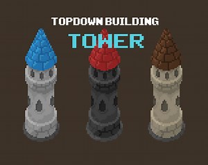 Tower - Top Down Pixel Art Building Assets by sanctumpixel
