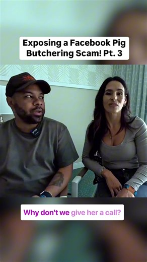 5.9K views · 58 reactions | Exposing a pig butchering scam that started on Facebook! Pt.3  Follow @socialcatfish for more related content ⁠ ⁠ Use our search tools  https://scfme.co/fbr⁠ Hire a search specialist  https://scfme.co/fbrsearch⁠ #scamalert #onlinesafety #onlinedating #tips #advice #socialcatfish #stayvigilant | SocialCatfish.com | Facebook