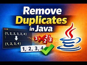 Remove Duplicate Elements From an Array in Java | Easy + Efficient Approaches