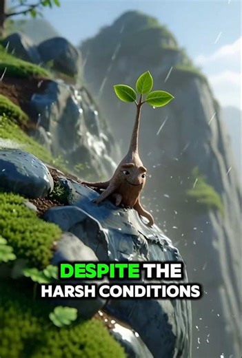 The Tiny Tree That Saved the Cliff #LifeLesson #Resilience #Motivation