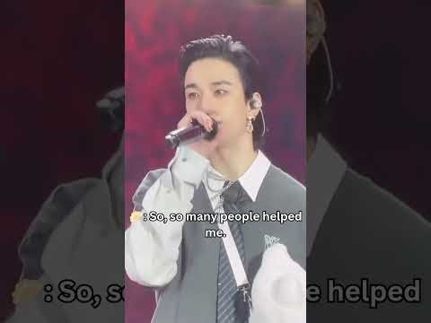 Hyunjin End of Concert Speech
