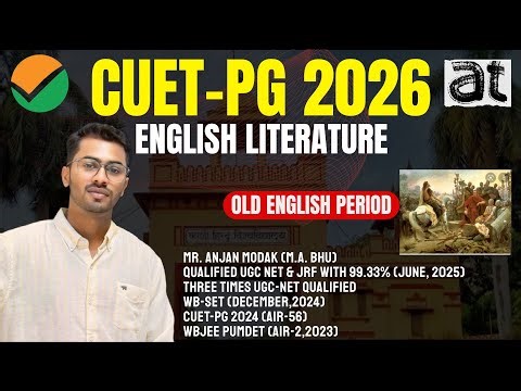 CUET-PG English Literature 2026 | Old English Period (Beowulf & Context)