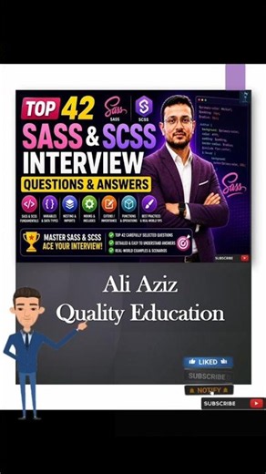 SASS and SCSS Interview Questions and Answers | ‪@AliAzizQualityEducation‬