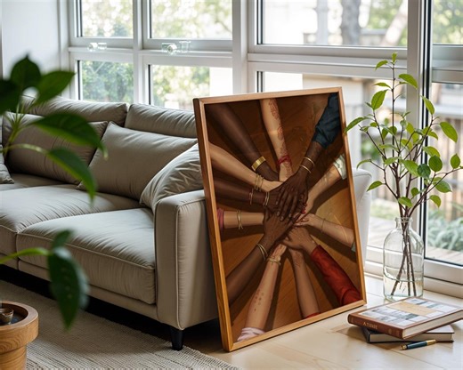 Unity and Diversity Wall Art Printable | Inclusion Equality Poster | Modern Social Art | Inspirational Wall Decor | Digital Download - Etsy