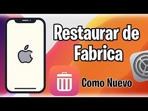 Como FORMATEAR y RESTAURAR tu iPhone de FÁBRICA!! | BORRAR TODO!