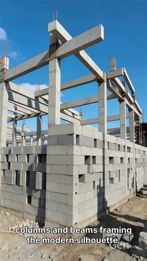 Modern House 🏠 construction process | Exterior and interior build