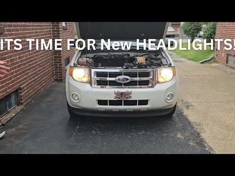 Hawkglow Series X4F H13 LED Headlights Installed on this 2012 Ford Escape. Let's Go!!