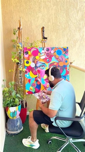 Focus on the Process & Flow. #artistonyoutube #shorts