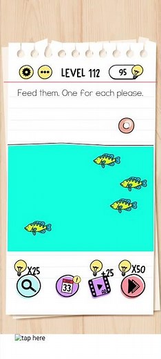 brain test level 112 - feed them one for each please. || Kwok tung samuel lee || #braintest