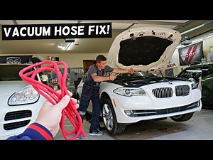 BMW TURBO VACUUM HOSE REPLACEMENT BMW F10 F11 528i 535i 520i 530i 550i 518d 520d 525d 530d 535d