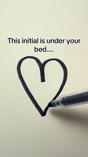 This initial is under your bed – find the hidden letter