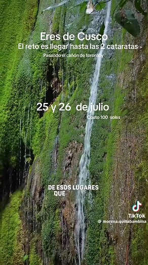 Cañón de Torontoy en Quillabamba: ruta y costo 25-26 julio