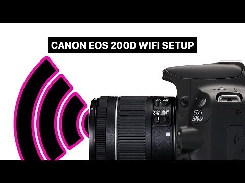 Canon EOS 200D | Rebel SL2 WIFI SETUP | connect your smartphone with your camera