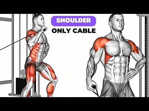 shoulder workout with cable at gym | Best Shoulder Exercises using Cables
