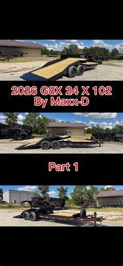 Are you looking for a commercial grade trailer to haul your skid steers, mini ex’s, or equipment? Our 2026 G8X by Maxx-D is ready to keep you moving! Call Regal at 430-340-0307 Or Comment/DM ️ $12,800 Follow for part 2! #skidsteer #miniexcavator #equipment #trailer #trailersales #construction #equipment #maxxdtrailers | Regal Trailer Sales | Facebook