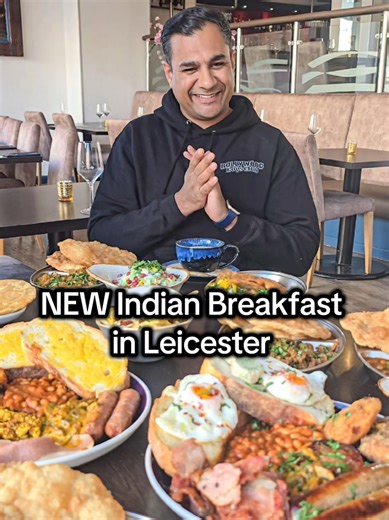 A new Indian Breakfast offering is coming to Leicester 👌🏽 Goan specials, classics like chole and a Full Indian for less than £9! 🇮🇳💯 A selection of bhurjis and naan rolls and their Goan style bhaji served with Banana Buns is one of a kind 😍🔥 Breakfast menu will be available from next Friday 10th April from 9am to midday on Fridays, Saturdays and Sundays 😎👌🏽 • 🇮🇳🫱🏻‍🫲🏽🇵🇹 Golden Sands 📍 65-69 London Rd, Leicester LE2 0PE • ➡️ Follow @HungryOliveTheThyme for more! #BoomDiggyYaKnow