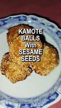 Kamote Balls With Sesame Seeds | Sweet Potato Balls