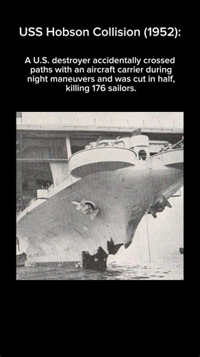 USS Hobson Collision #history