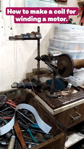 मोटर को वाइंड करने के लिए कॉइल कैसे बनाएं।. 🤔 #short #motor