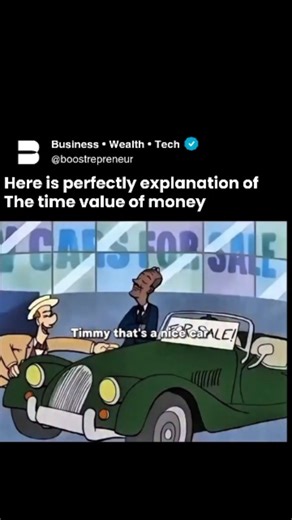 Business • Wealth • Tech on Instagram: "The Time Value of Money (TVM) explains a simple but powerful truth: money you have today is worth more than the same amount in the future. That’s because today’s money can be invested to earn returns, and inflation steadily reduces purchasing power over time. Compounding is what turns time into wealth. It occurs when you earn returns not only on your original investment, but also on the returns you’ve already accumulated. Over long periods, this creates ex