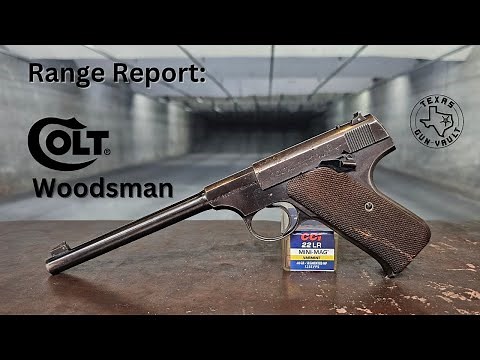 Range Report: Colt Woodsman (First Series Target Model) - Better than modern .22lr target pistols?