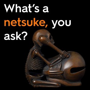 4.5K views · 226 reactions | Ornately carved netsuke toggles were once a key part of Japanese fashion and were made in all sorts of elaborate designs. Why were skeletons popular subjects? Find out in this short, one-minute video. Carved wood netsuke, 19th century Japan. #AshmoleanfromHome #AshmoleanMuseum | Ashmolean Museum | Facebook
