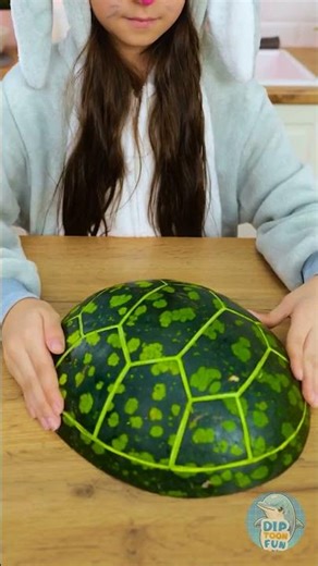 Adorable Watermelon Turtle Creation! 🍉🐢