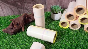 12 Rolls (30 Feet Each Roll) Spotted Lantern Fly Tree Trap Indoor Outdoor Fruit Fly Traps Disposable Paper Spotted Lantern Tree Tape Sticky Barrier for Protecting Trees (Yellow Green)