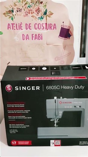 Singer HD6805 a máquina perfeita, logo mais teremos vídeo! #singer #costuretododia