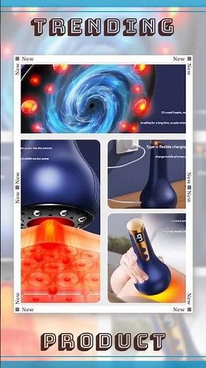 Blue Electric Meridian Scraping Massager with Air Release Valve - Full Body Suction Therapy, 16.6...