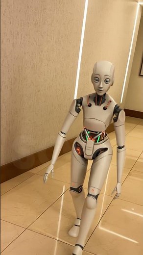 In the Near Future? Robots in Hotels? | Realistic Robot Render using Blender and Simulon #shorts