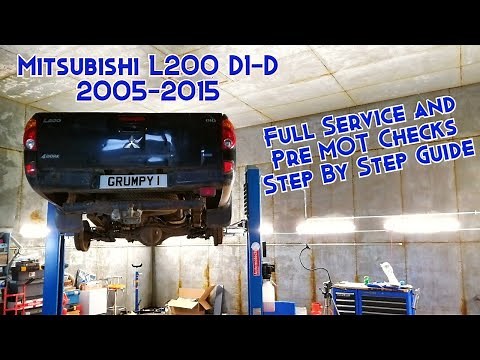 Mitsubishi L200 DI-D 2005-2015 Full Service Step by Step Guide