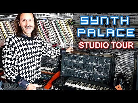 SYNTH PALACE | Synth studio tour | Synthesizer reviews + music studio