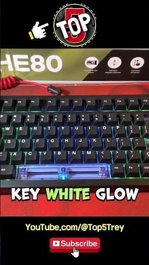 E80 Keyboard: INSANE RGB Customization? #shorts
