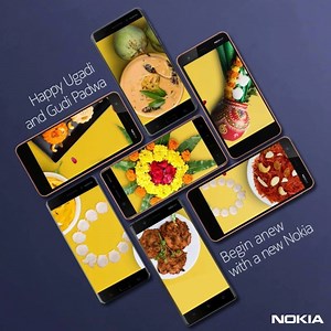 5.7K views · 702 reactions | Mark the new year with a new Nokia; now with quick and secure Android One. #Ugadi #GudiPadwa | HMD | Facebook