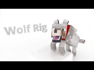 Minecraft Wolf Rig (Blender)