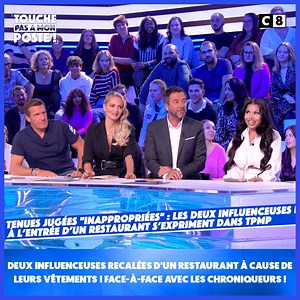 6.1M views · 358 reactions | - "C'est tout ce que je déteste (...) Vous voulez pas travailler plutôt que pleurnicher ?" - "Je m'en fous des critiques (...) Si ça rapporte de l'argent, c'est bien !" Polska et Tootatis, deux influenceuses, recalées d’un restaurant à cause de leurs tenues. Elle s'expriment en plateau et se font détruire par les chroniqueurs ! #TPMP | Tout Beau Tout N9uf | Facebook