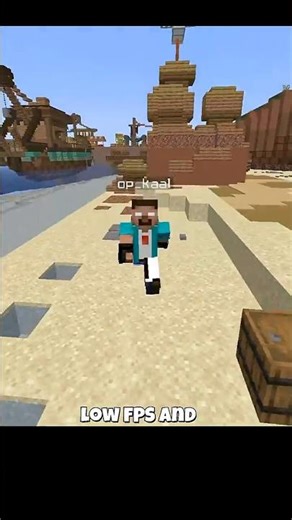 FPS BOOST | Fabulously Optimized Modpack | lag fixing mods #minecraft shorts# insane fps # op_kaal