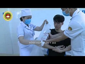 Hướng dẫn cố định gãy xương cánh tay