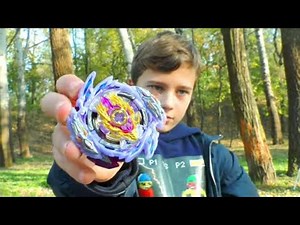 New Battle AIGA VS AMONG US Beyblade Burst Sparking real life Full Battle Lain VS Aiga VS Drum